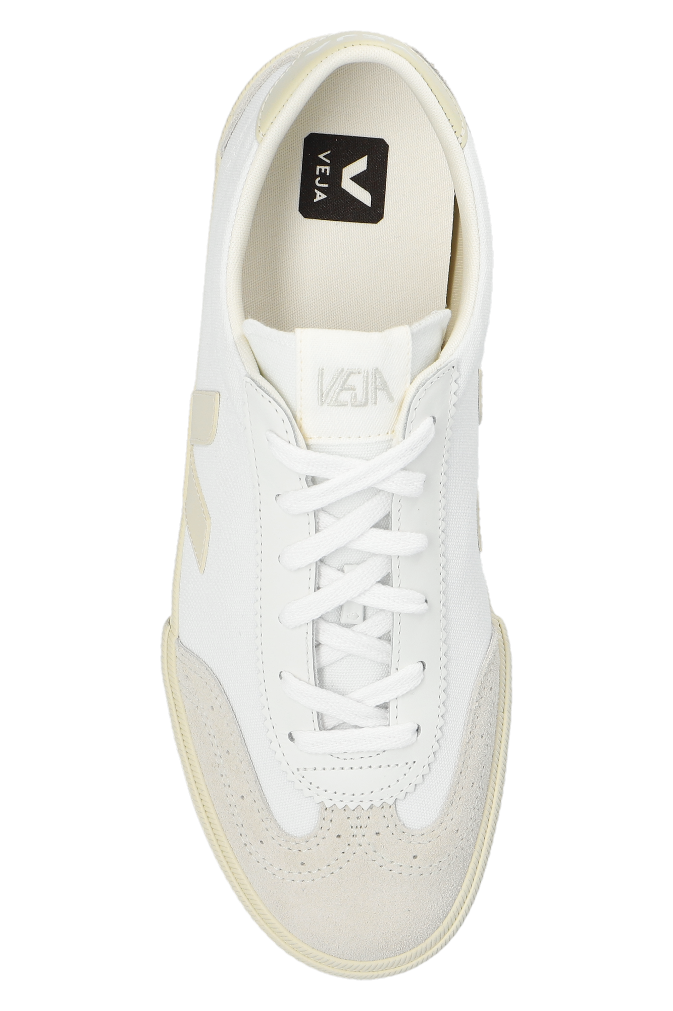 veja LEATHER woman v-10 leather extra white petale
